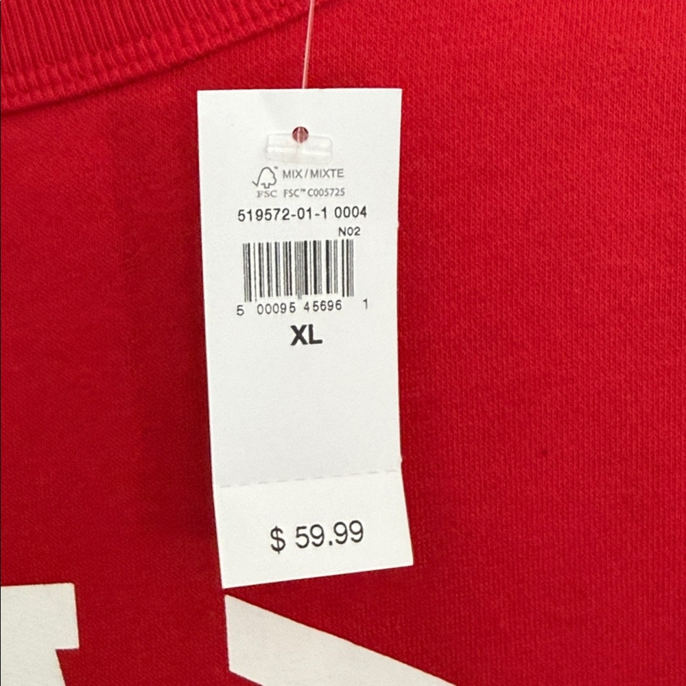 GAP Red Sweatshirt with Mickey Mouse Graphic - Picture 4 of 6